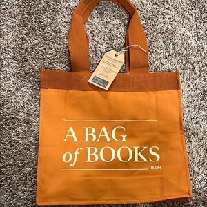 Barnes & Noble Orange Tote Bag